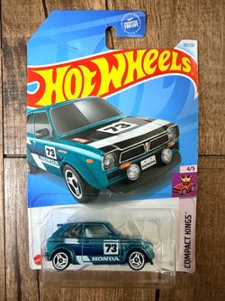 2024 Hot Wheels ’73 Honda Civic Custom Teal – Compact Kings 90/250