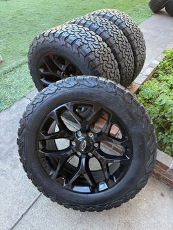 20 Chevy Silverado wheels and tires gmc sierra Denali