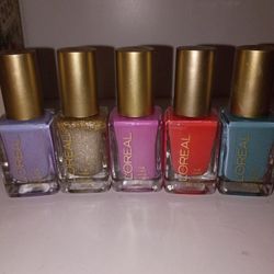 L'OREAL nail Polish Bundle 