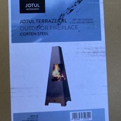 Outdoor Steel Wood Burning/cooking Fireplace/ Fire pit 