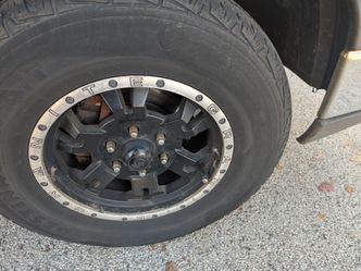 Wheels and tires LT265/70/17.  6 x 5.5