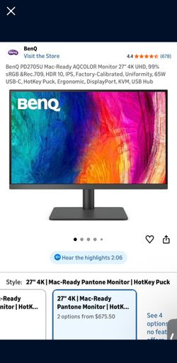 2x 4k Benq PD2705U