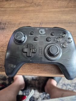 4 controller works great. Does have a couple scratches seen in the phone.
