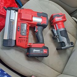 18" Brad Nailer & Compact Router