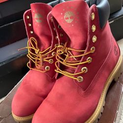 Red Timbs 9.5