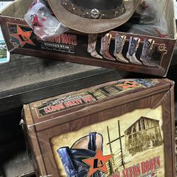Leather Cowboy Boots  OBO