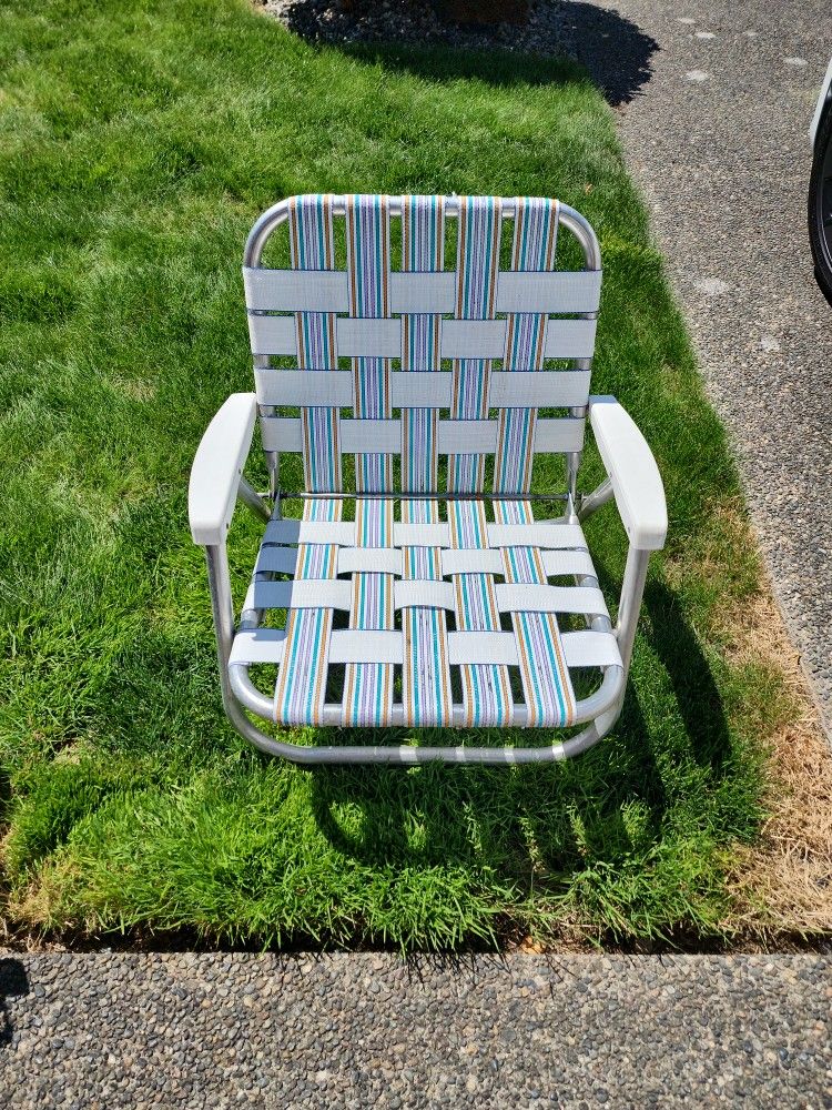 Vintage Aluminum Beach Chair