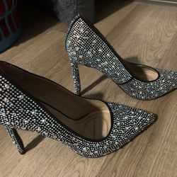 Glittery heels