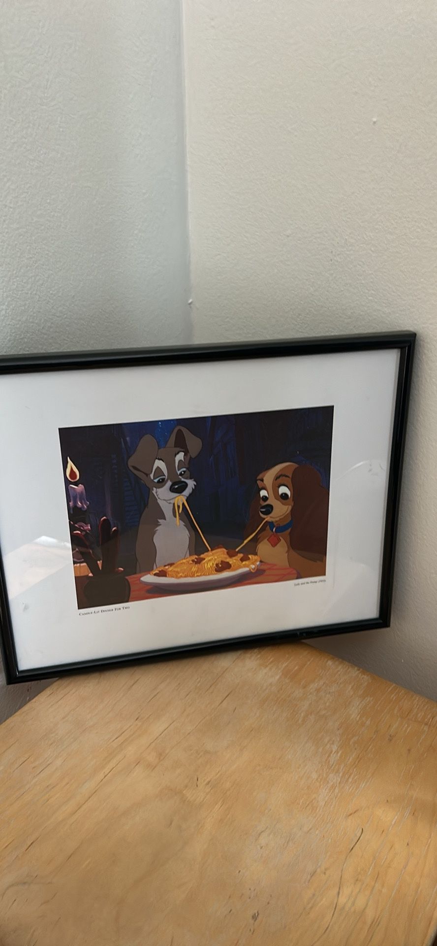 Disney Lady And The Tramp Lithograph 