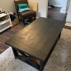Concealed Coffee Table (with Hidden Drawer)