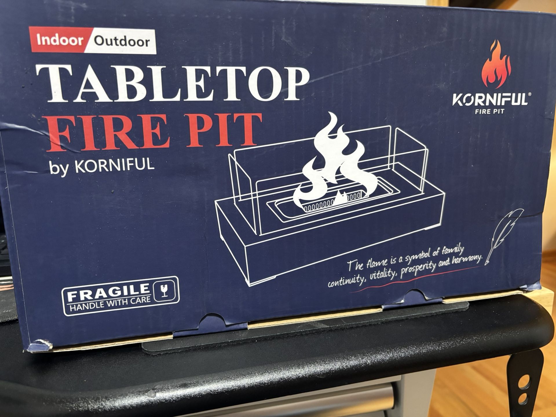 Indoor Outdoor Tabletop Fire Pit
