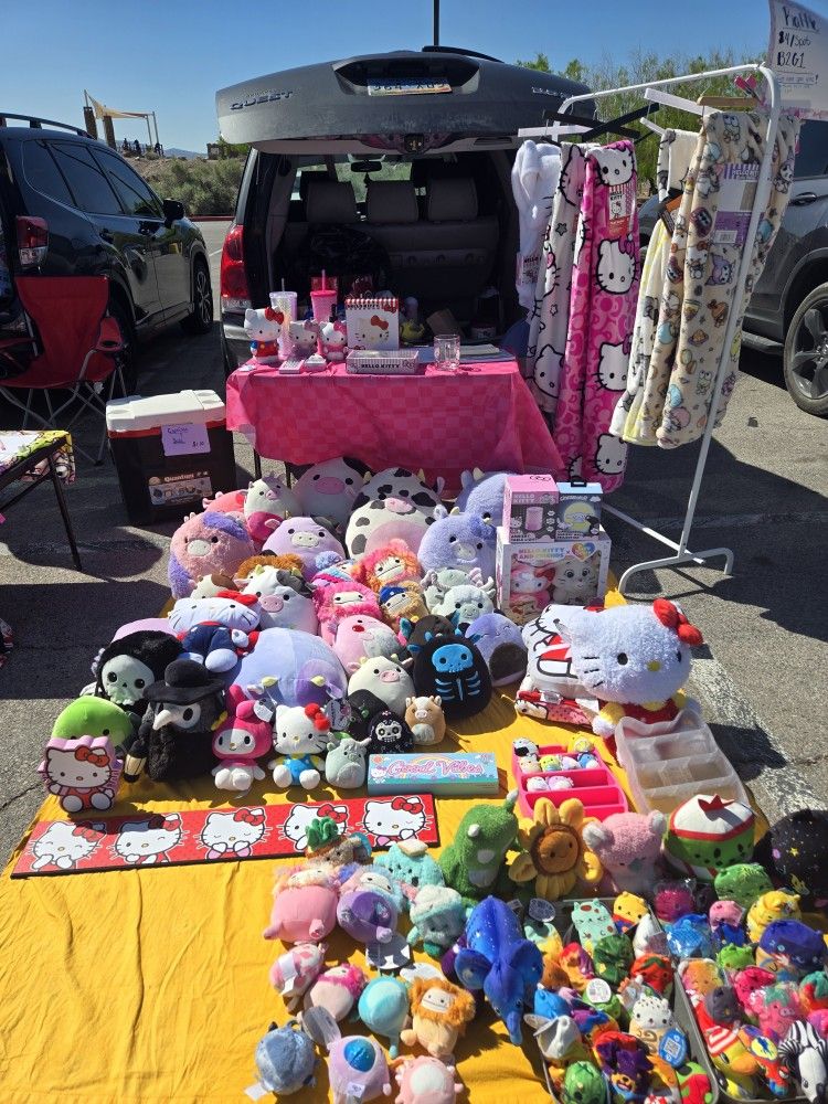 Squishmallows And Hello Kitty