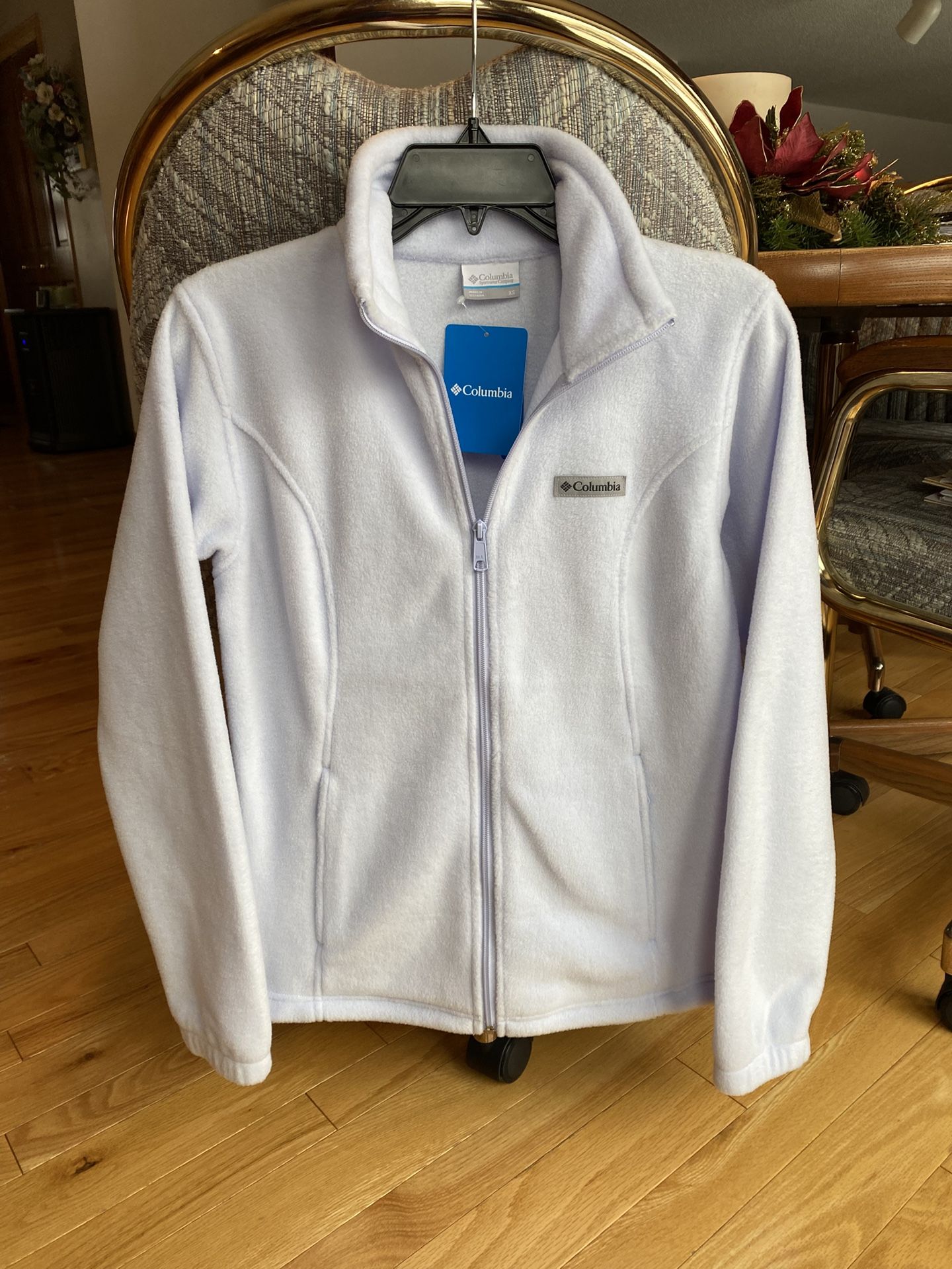 Women's NEW XS Columbia Zip-Front Fleece Jacket