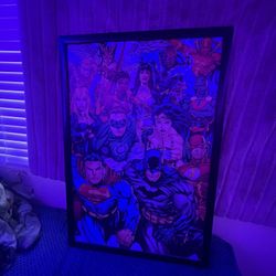 DC Poster With Black Frame 