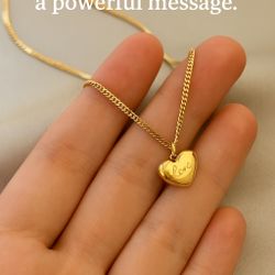 Heart Pendant Necklace Golden /Silver For Women Fashion Summer Jewelry