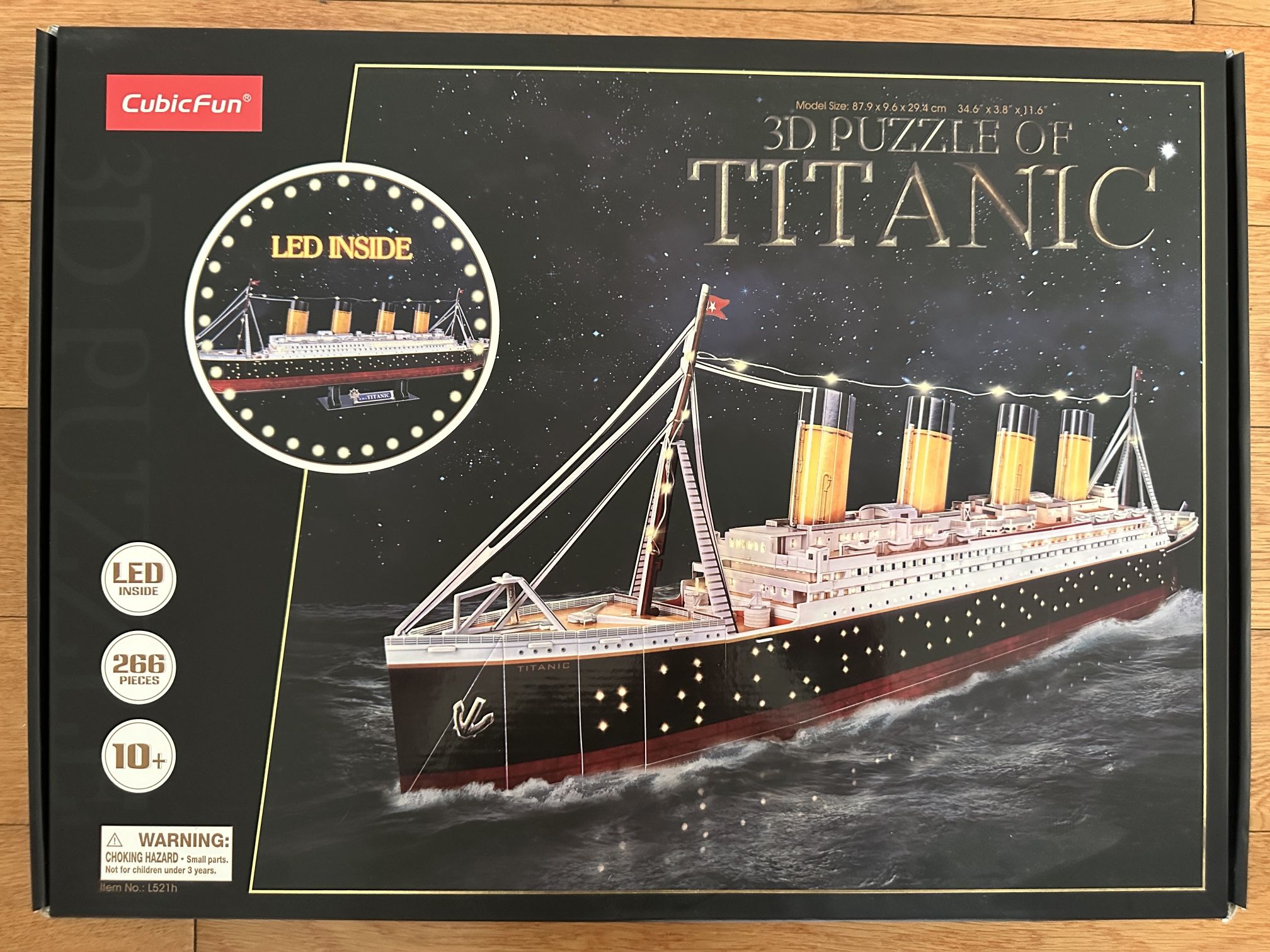 For Sale CubicFun Titanic 3D puzzle NIB