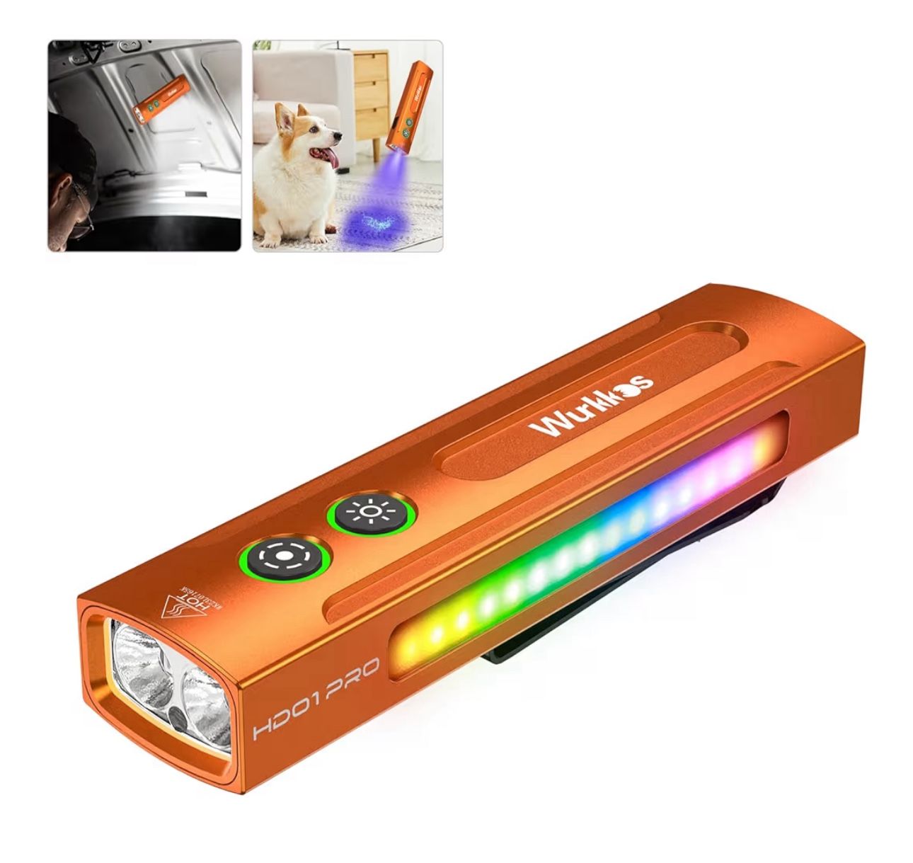 Flashlight With UV Light (Brand New)