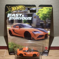Hot Wheels Fast & Furious / 2021 Toyota GR Supra / Orange