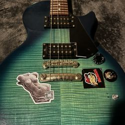 Blue burst Epiphone Les Paul