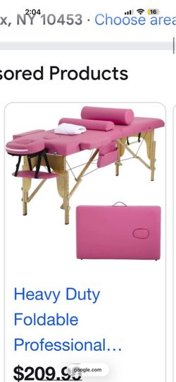 Pink Professional Massage table