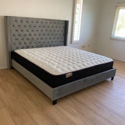 Queen Size Bed Frame With Mattress Included 