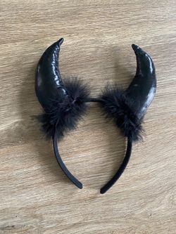 Black Devil Horns Costume Headband