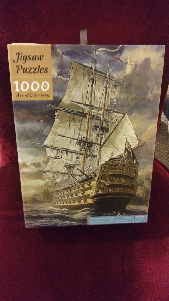 1000 piece wooden puzzle w/gift box