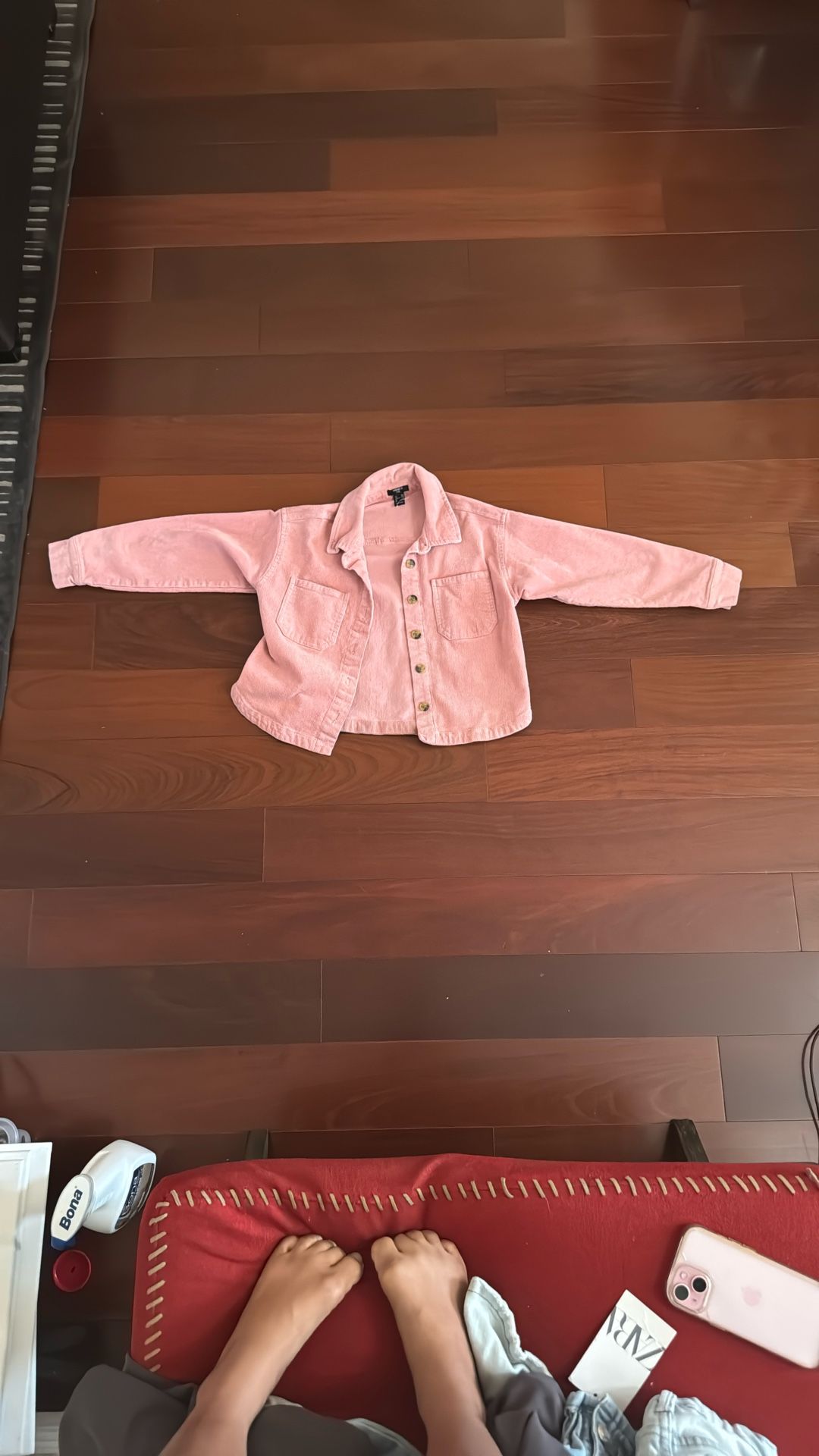 Kids Forever 21 Corduroy Pink Jacket