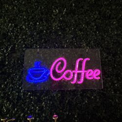 Coffee LED sign 