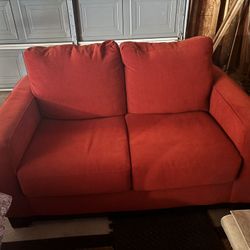 Red Loveseat 