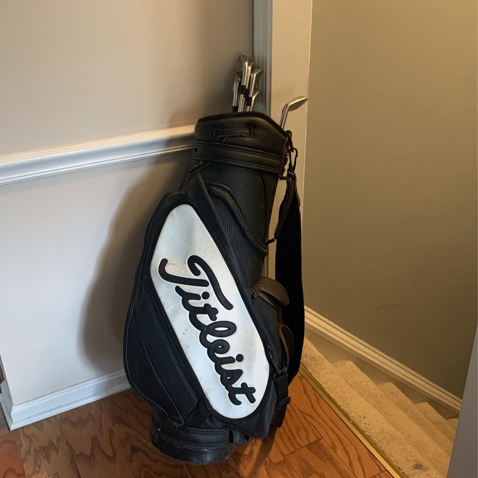 Titleiest Bag and 8 clubs Dynamic Gold S300