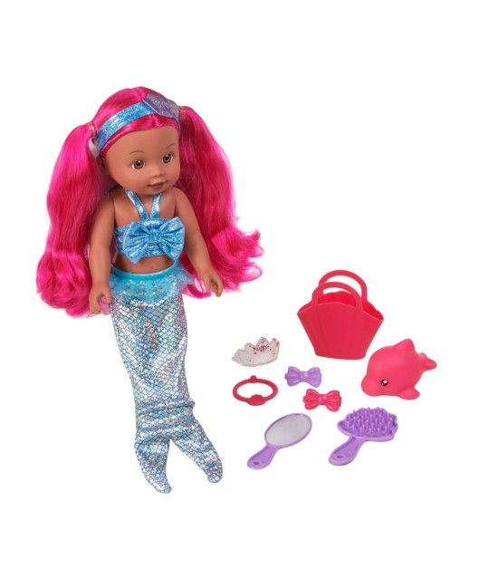 Kid Connection Mermaid Doll Playset, 12 Pieces
