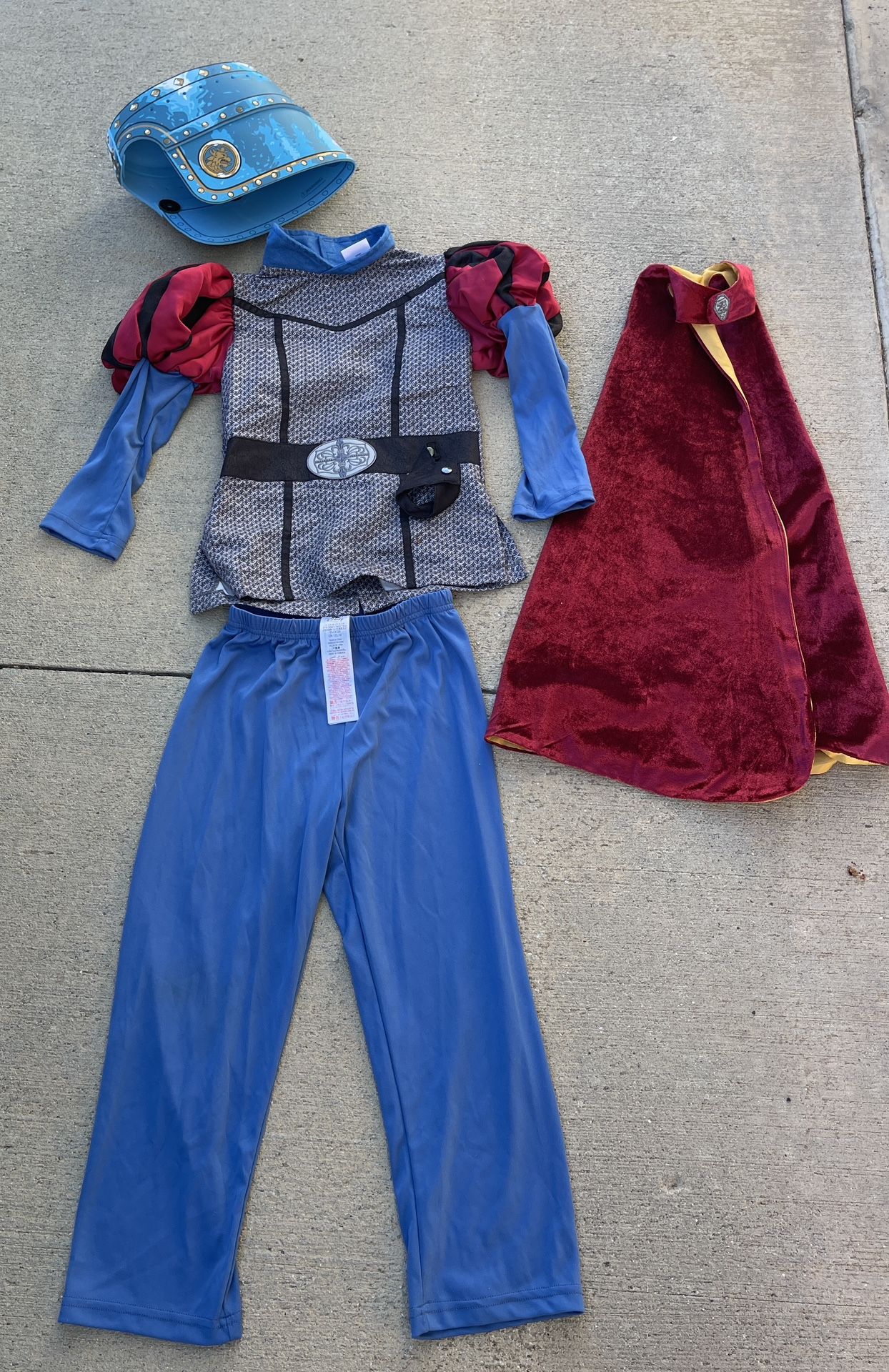 Disney Store Prince Phillip “Sleeping Beauty Knight” 4 PC Child Costume Sz 5/6