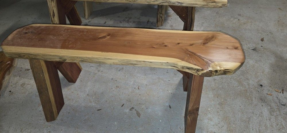 Live Edge Cedar Bench Or Table