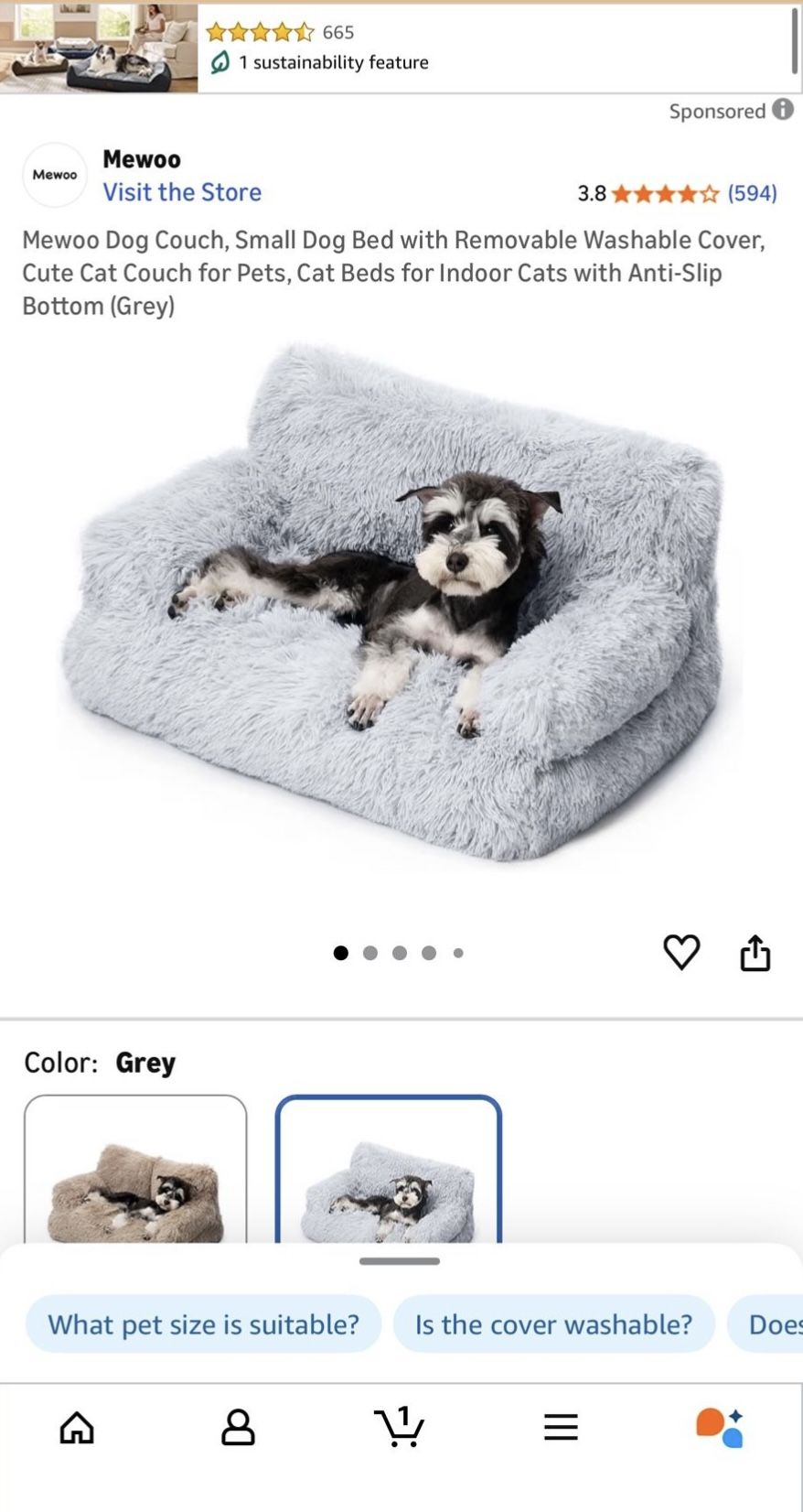 pet couch/ pet bed