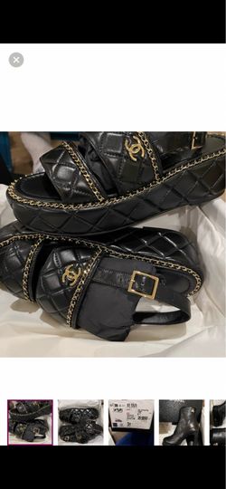 Real Chanel Sandals from Neiman Marcus