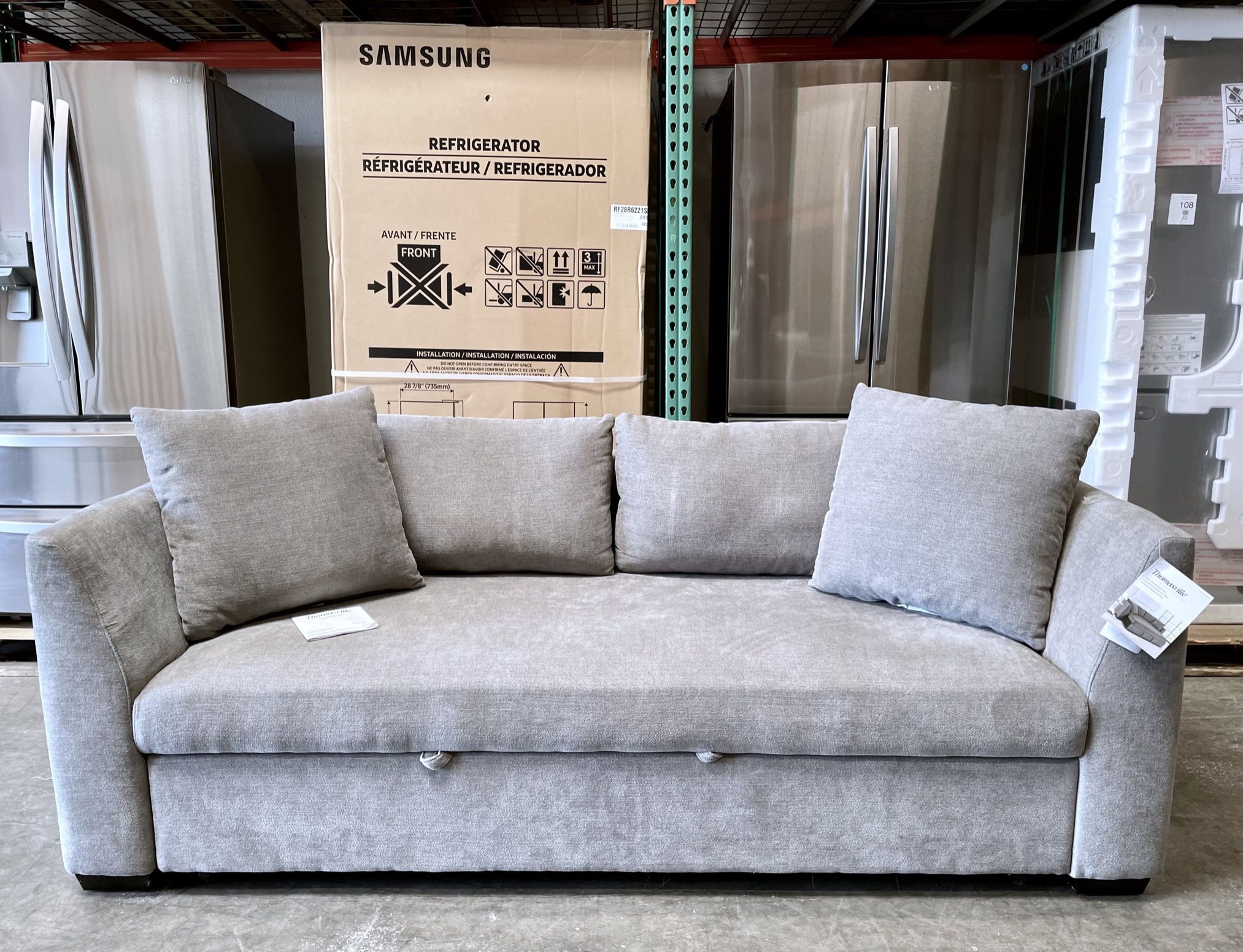 WAREHOUSE CLEARANCE | Thomasville Marion Fabric Convertible Sofa Bed