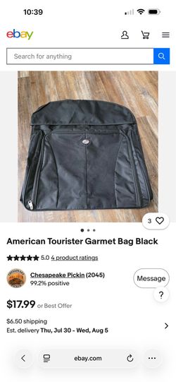 Brand new. Garment/suit travel bag $18