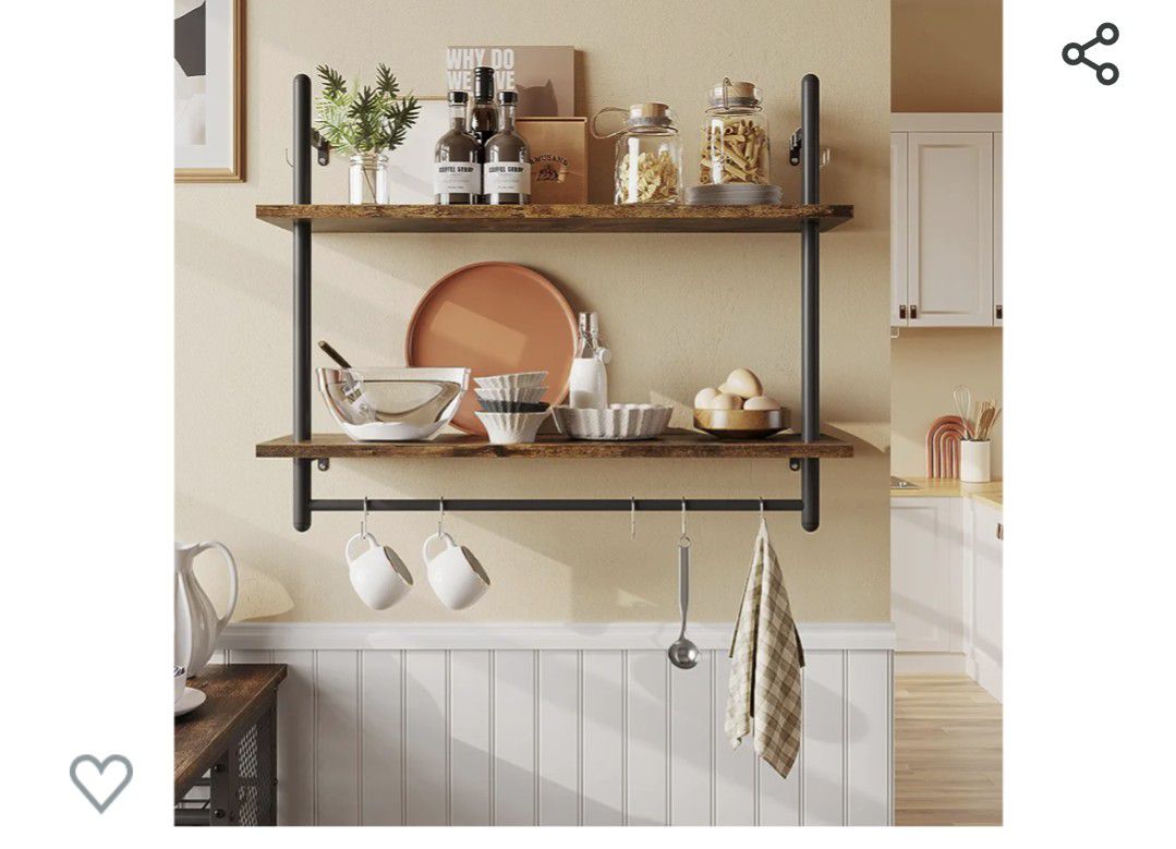 31inch Kitchen Wall Mounted Shelf 