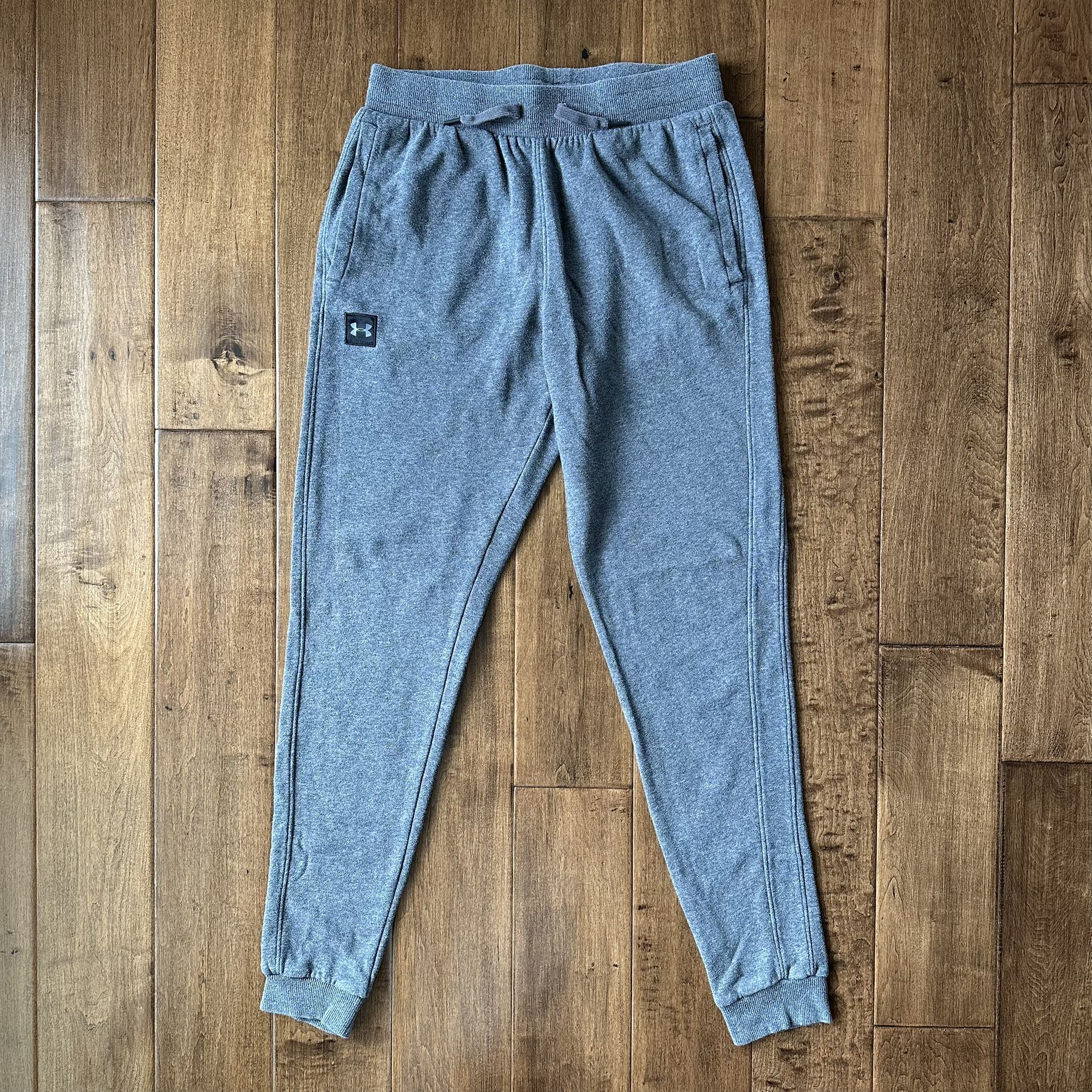 Men’s Under Armour Gray Fleece Joggers