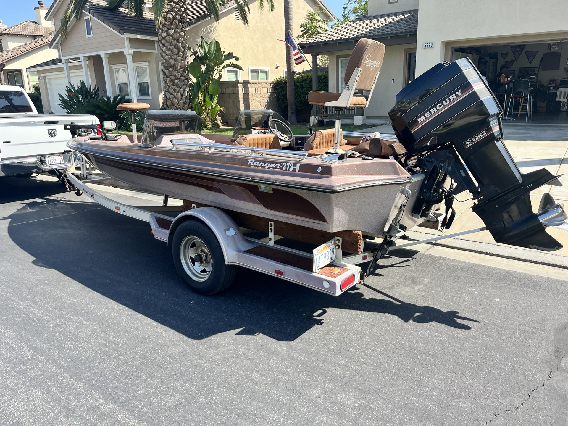 85 Ranger Bass Boat Fishing