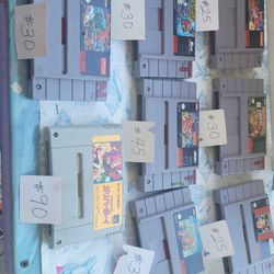 SUPER NINTENDO GAMES...DIFERENT PRICES..DIFERENTES PRECIOS..