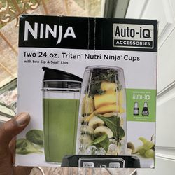 24Oz Blender Cups Compatible For Nutri Ninja Blender BL480 BL490