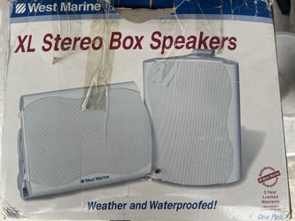 West Marine XL Box Speakers