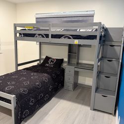 Bunk Bed With Storage Stairs