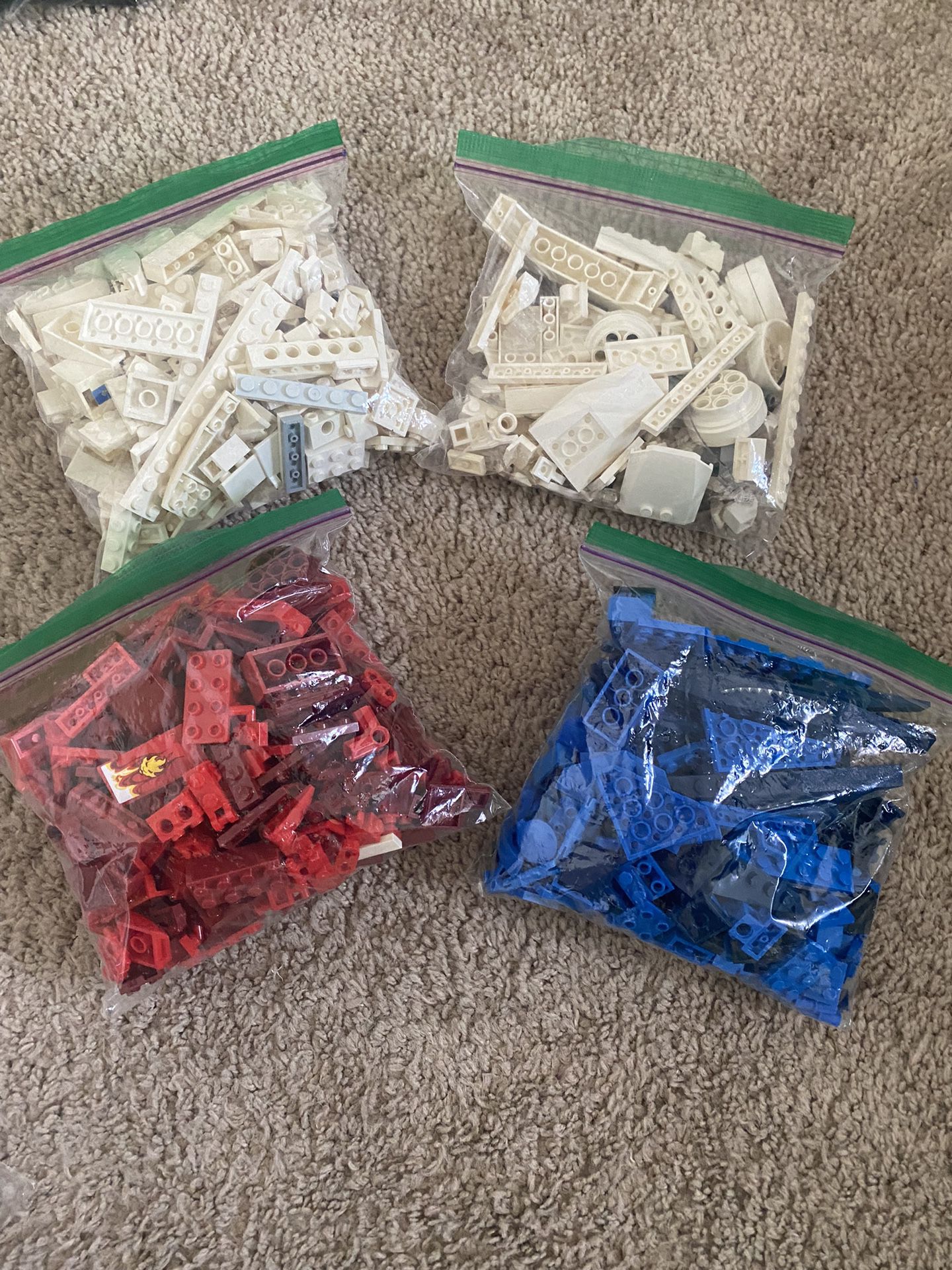 Lego Box Full Of Legos And Minifiqures