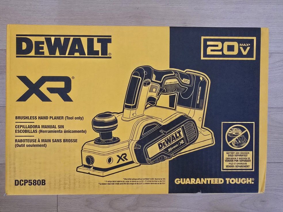 Dewalt 20v Max XR Brushless Hand Planer