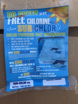 Sun-Clor Solar Powered Salt Chlorinator