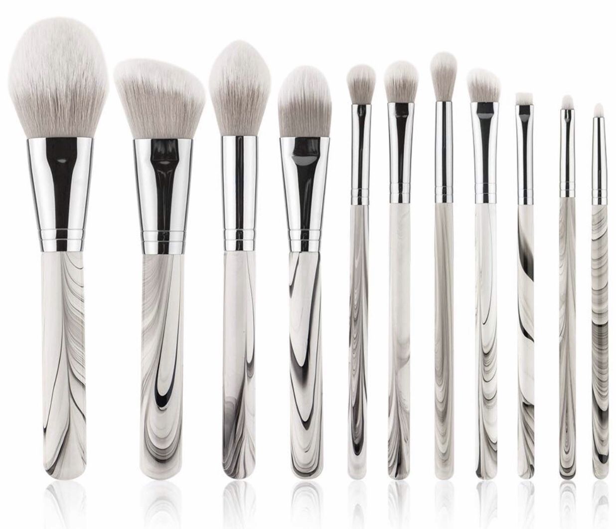 Brand new 11 Pieces Makeup Brush Set Professional Premium Synthetic Kabuki Foundation Blending Blush Concealer Eye Face Liquid Powder Cream Cosmetic