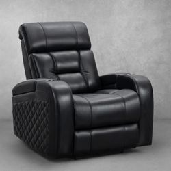 Bronston® Leather Theater Power Recliner with Power Headrest